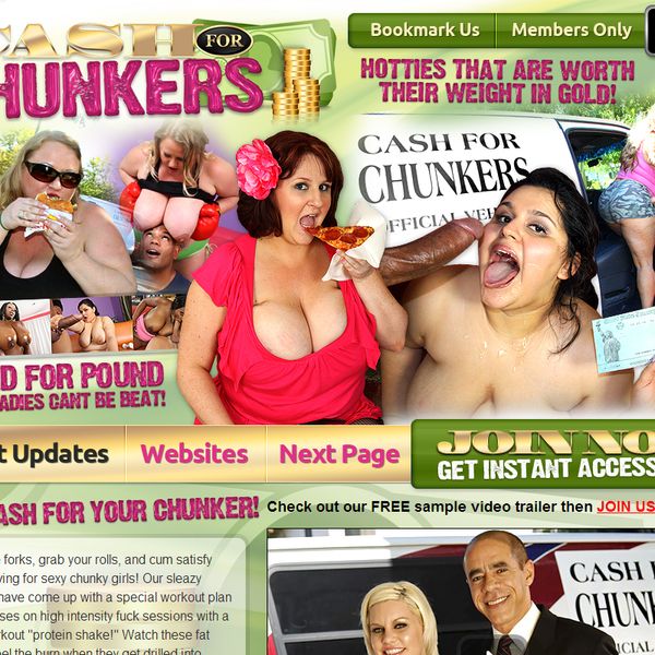 Click here to enter cashforchunkers.com
