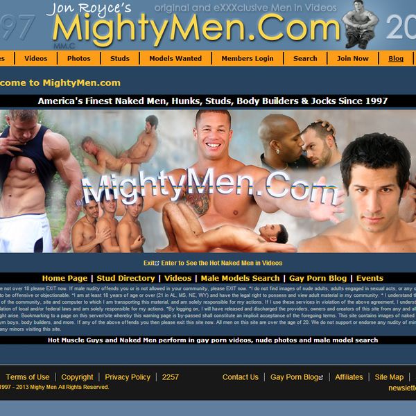 Click here to enter mightymen.com