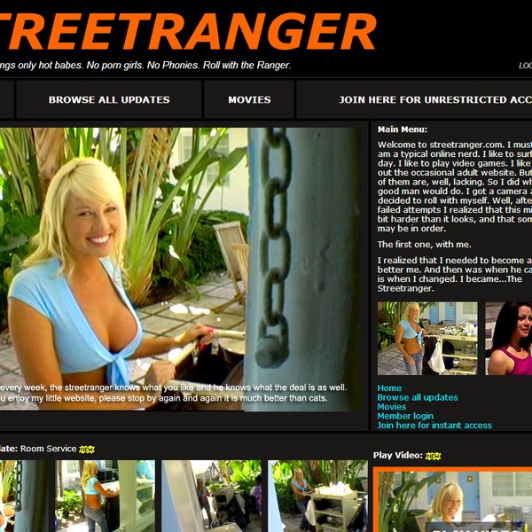 Click here to enter streetranger.com