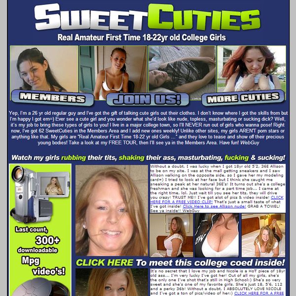 Click here to enter sweetcuties.com