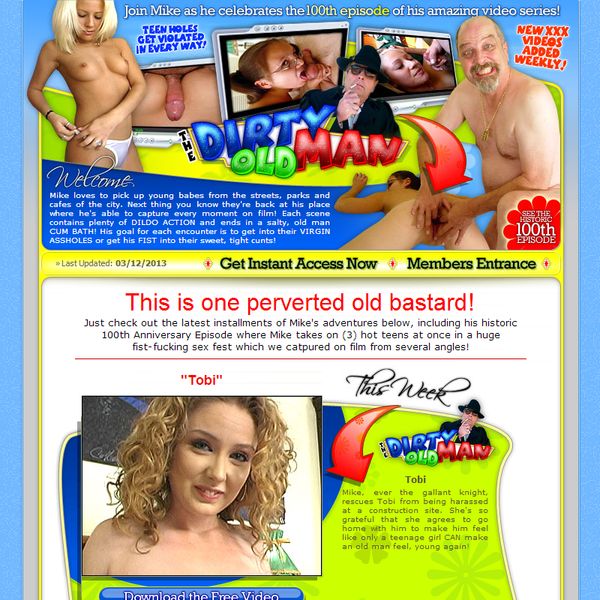 Click here to enter thedirtyoldman.com
